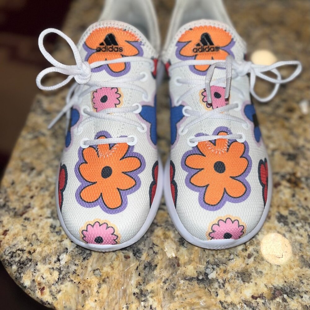 Adidas Cloudfoam pure shoes kids size 3